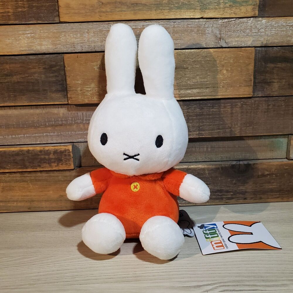 Miffy Plush Red Orange Dress White Rabbit Bunny Doll 2024 New Tags Dick Bruna